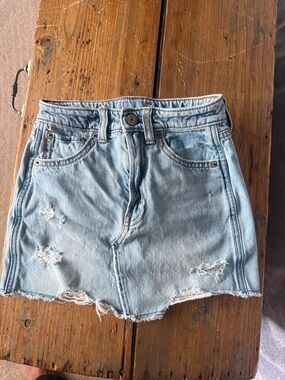 GAP Light Blue Kids Denim Skirt